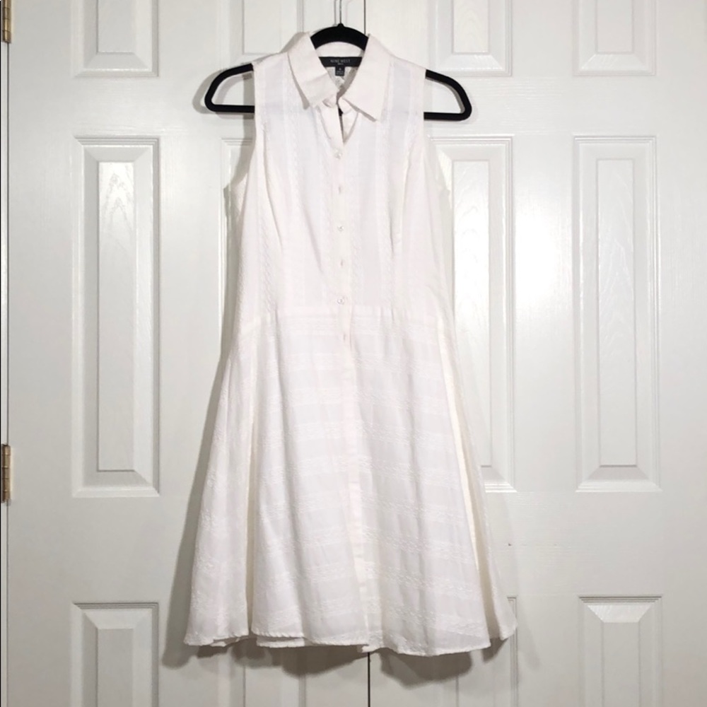 Nine West Cotton Dress w/ Lace Back